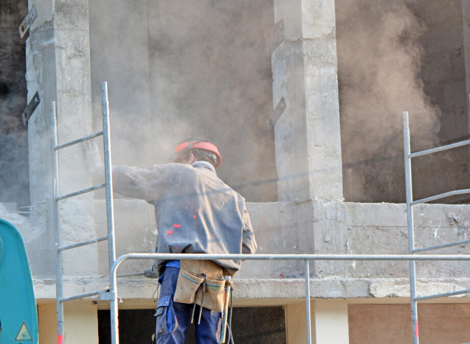 risque poussière de construction