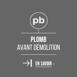 plomb avant démolition